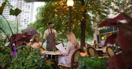 シカゴのレストランのイメージ